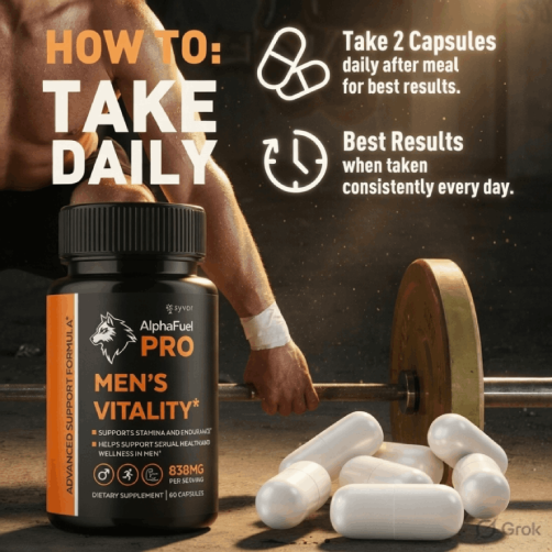 How does AlphaFuel Pro work – visual explanation of the male enhancement formula